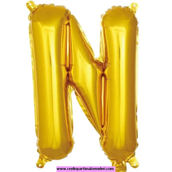 N Gold Folyo Balon